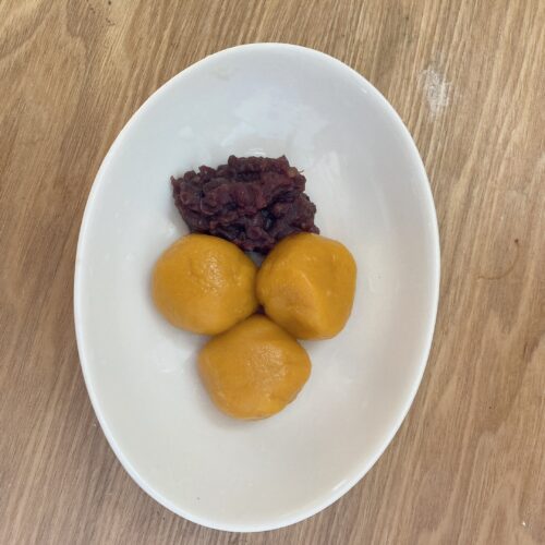 かぼちゃ白玉団子