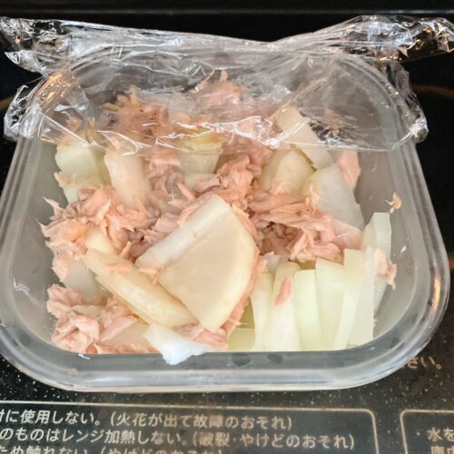 ツナ大根