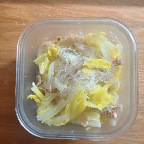 ツナ白菜春雨